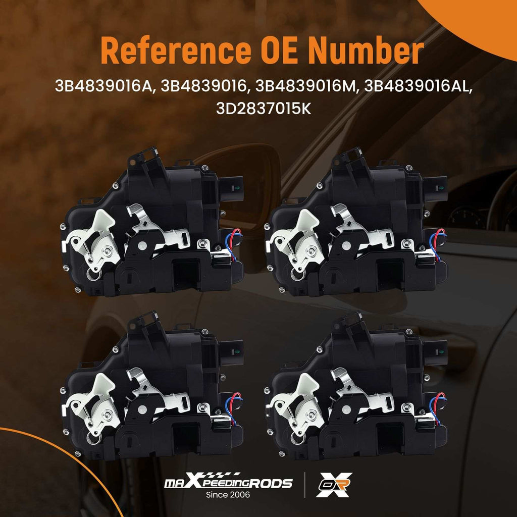 Door Lock Actuator Compatible for VW Golf IV Bora 3B4839016 1997-2005 Left Right 3B4839016AL