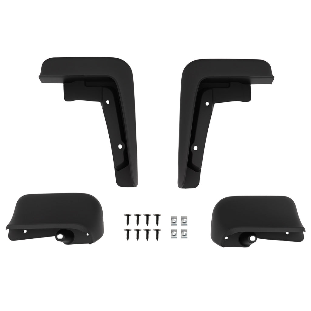 Mud Flaps Splash Guards Mudguard Kit geschikt voor VW T6 Transporter Caravelle 2015-2018