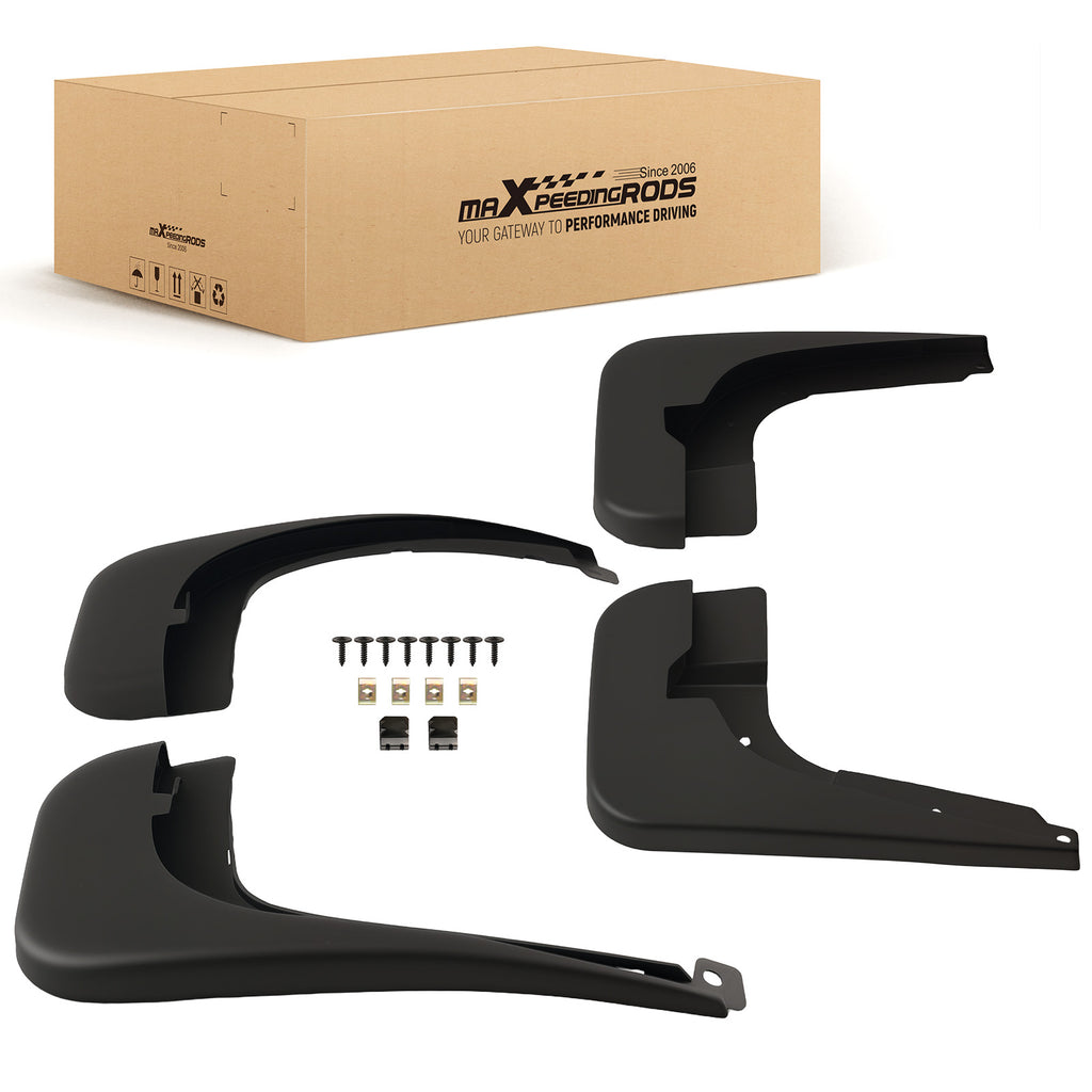 4PCS Mud Flaps Guards geschikt voor Mercedes Benz Vito W447 2016-2022 Front Rear Black