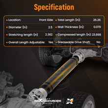 Load image into Gallery viewer, Front Driveshaft Propeller Shaft compatible for Mercedes-Benz GL/M/R-Class W164 X164 V251
