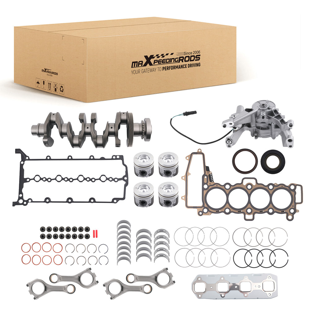 CRANKSHAFT WITH ENGINE REBUILD KIT compatibel met JAGUAR E-PACE 2...