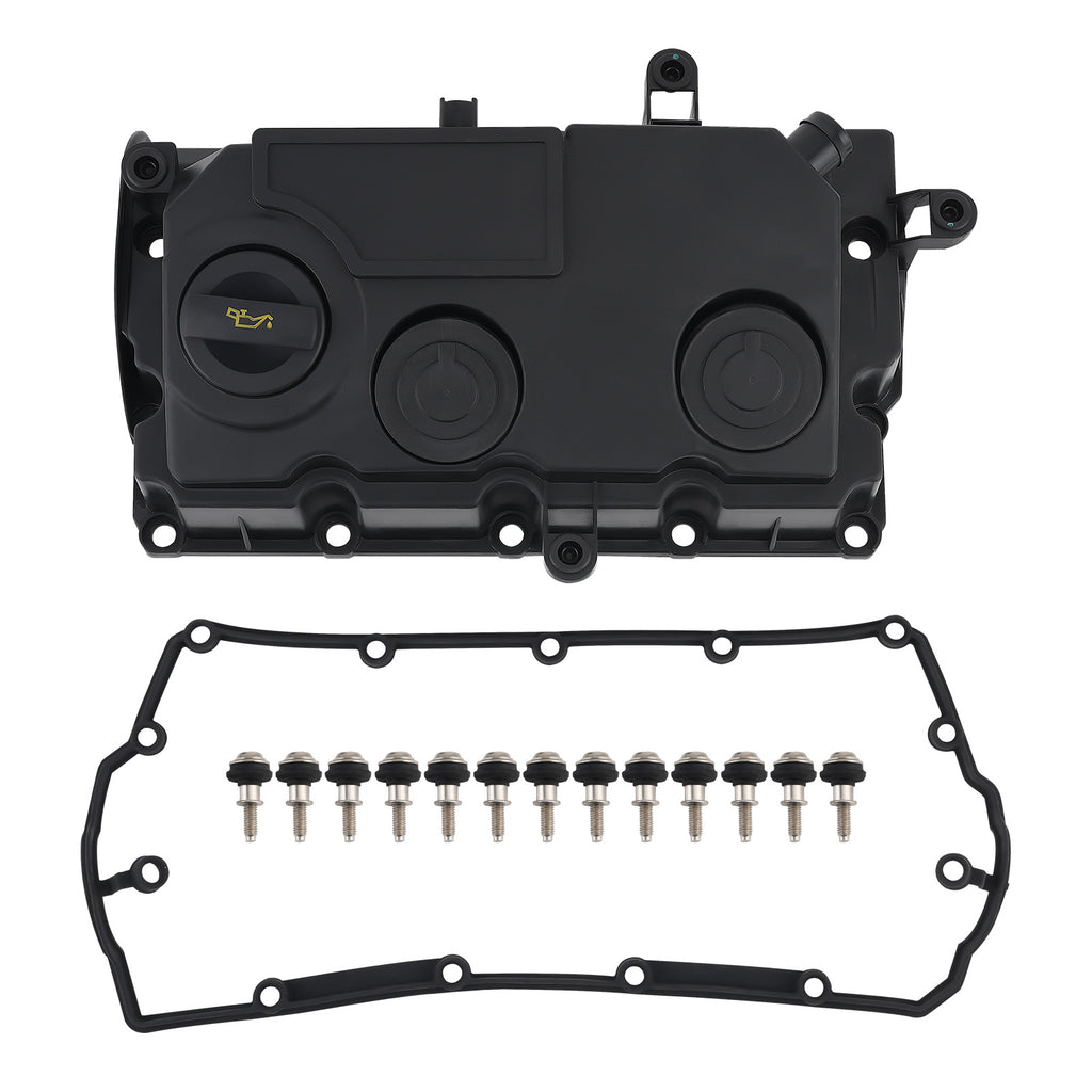 Valve Cover Cylinder Head Cover compatible with VW Golf 5 Passat B6 compatible with Audi A3 8P 1.9 2.0 TDI