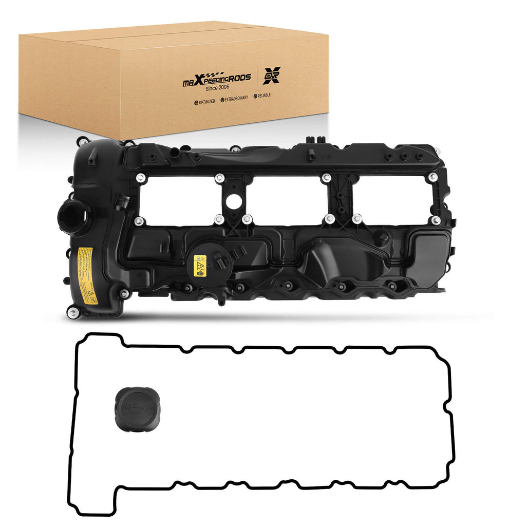 Valve Cover + Gaskets compatible for BMW 135i 335i 535i X1 X3 X4 X5 X6 xDrive35i N55 3.0T