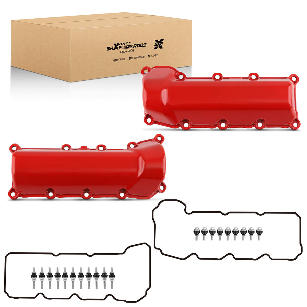 Aluminum Valve Cover Set compatible with Dodge Dakota compatible with Durango compatible with RAM 1500 3.7L V6 2004-2010