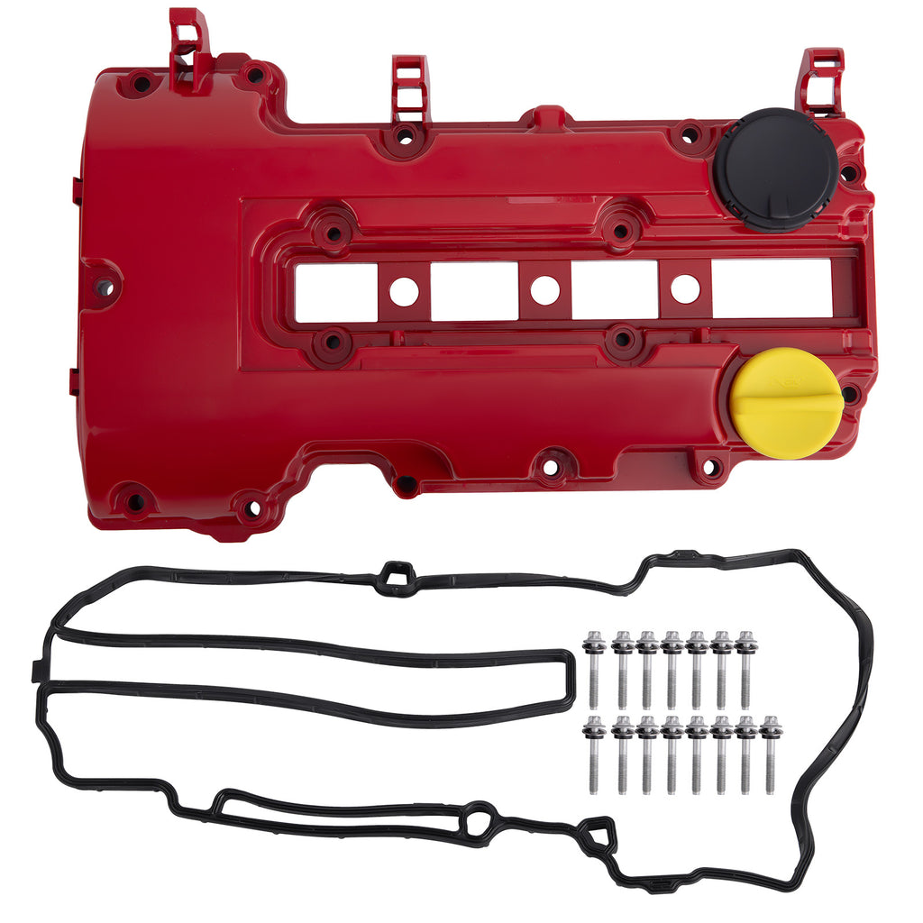 Aluminum Valve Cover w/ GasketOil Cap compatible with Chevy Cruze Sonic Volt 1.4L 11-19
