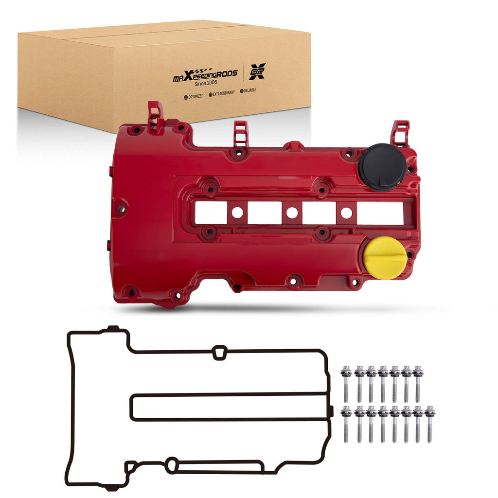 Aluminum Valve Cover Set compatible for Chevy Cruze Trax Sonic Volt compatible for Encore ELR 11-19 1.4L