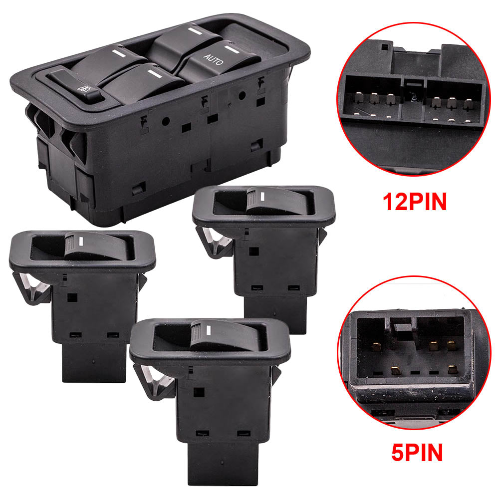 1x Master and 3x Single Power Window Switch geschikt voor Ford Territory SX SY SZ 2004-2014