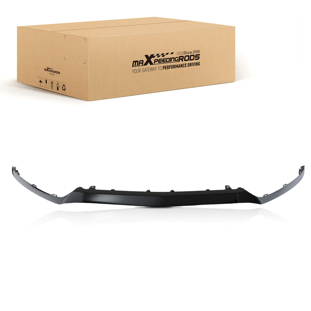 Bumper Lower Front Cover Trim compatible with Mercedes C-Class W205 14-18 Gloss Black