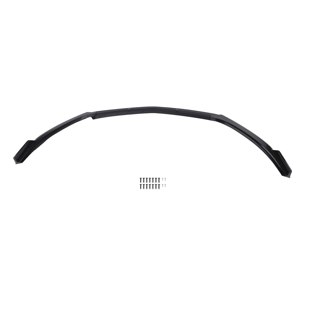 Front Aero Lip Kit compatible with Mercedes W177 V177 A-Class 2018+ Black Painted