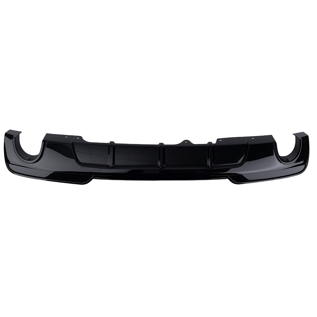 Rear Diffuser Splitter Twin Gloss Black geschikt voor BMW 5 Series F10 F11 M Sport