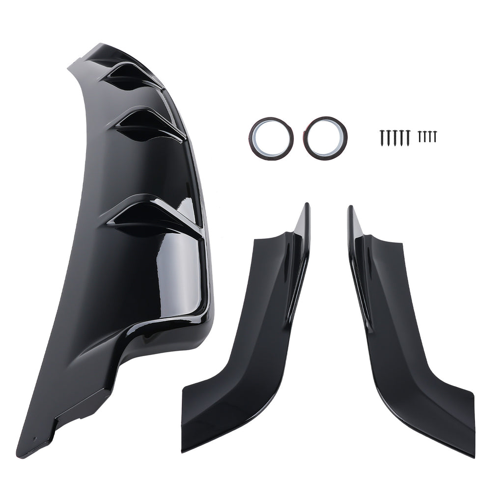 Rear Bumper Diffuser W/Corner Extension Gloss Black For 15-18 geschikt voor BMW X5 F15 M Sport