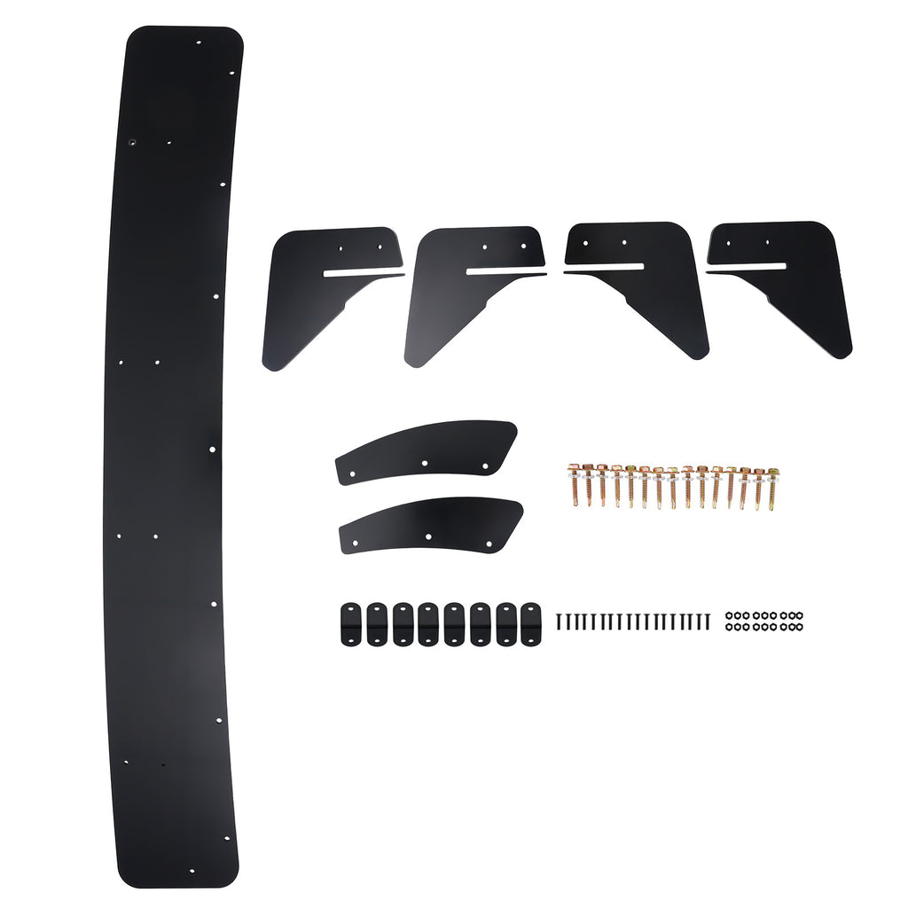 Rear Bumper Lip Diffuser Shark Fins Splitter Set geschikt voor VW Golf/MK7/GTI ABS Plastic