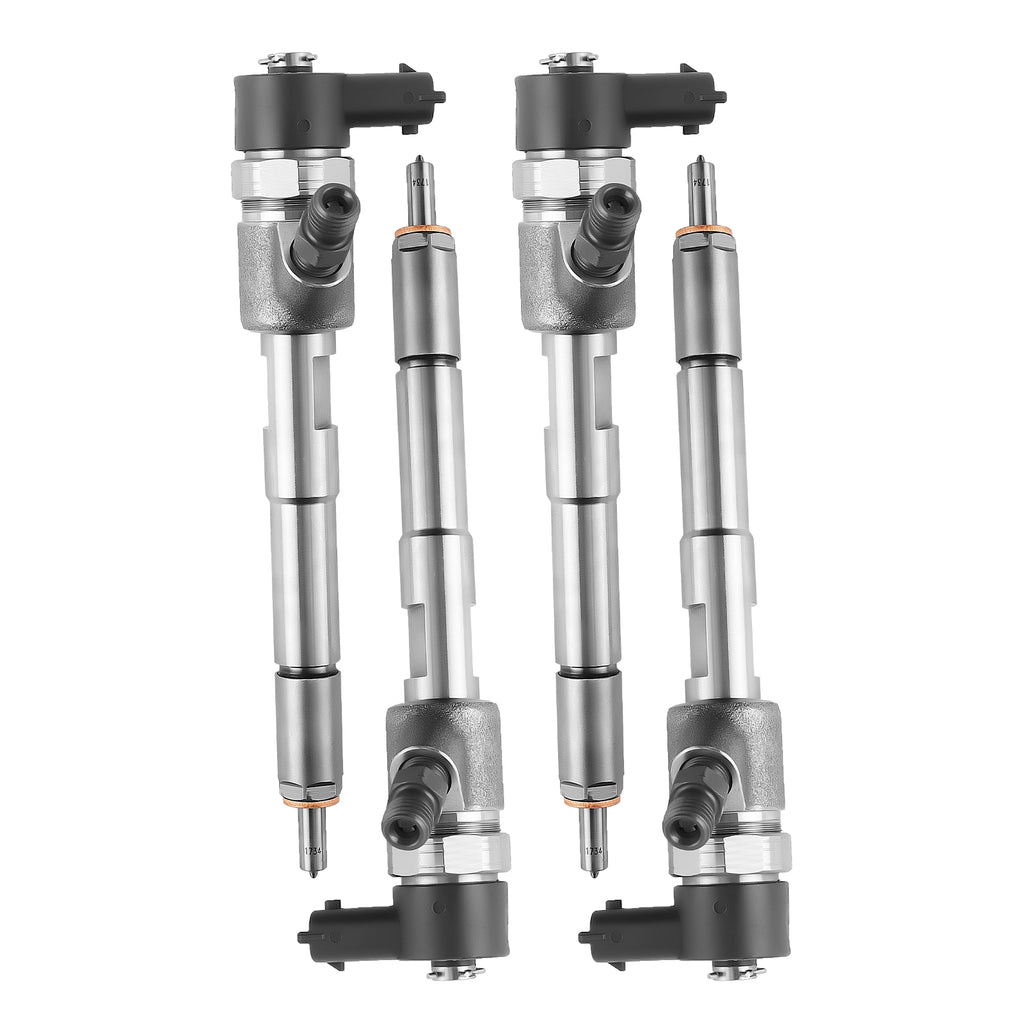 4x Fuel Injector Nozzle geschikt voor Alfa Romeo Mito geschikt voor Fiat 500 Doblo Fiorino Panda Punto