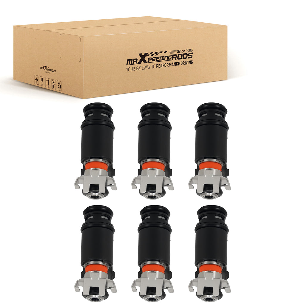 6pcs Fuel Injector geschikt voor VW Euro Van geschikt voor Golf Jetta 2.8L 1997-2001 FJ573 2 Terminal