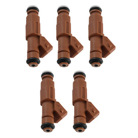 5PCS Fuel Injectors compatible for Volvo S60 V70 C70 XC70 XC90 L5 2.4L 2.5L 0280155831