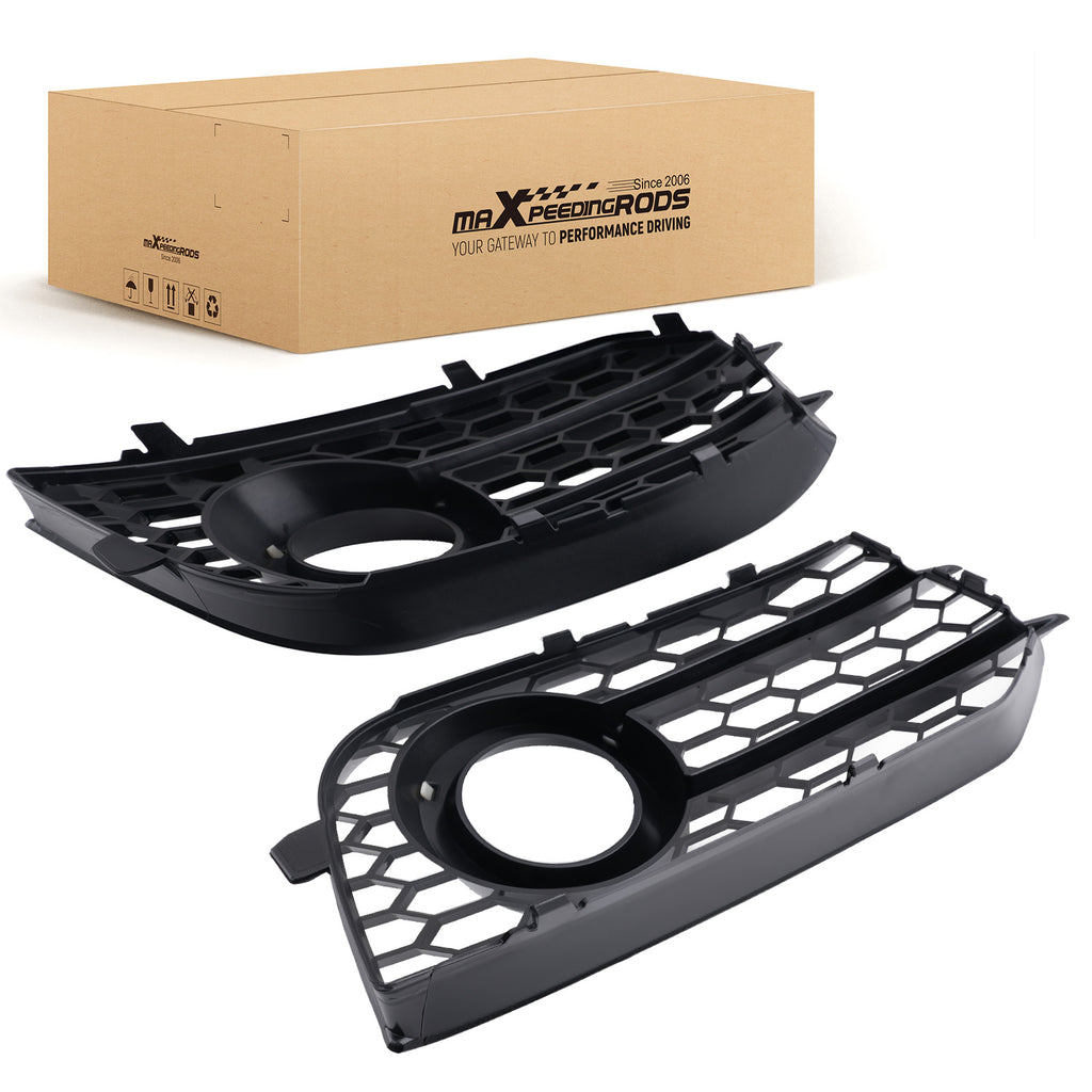 Pair Front Bumper Fog Light Grille Cover geschikt voor Audi A1 8X 2010-2014 8X0807681A