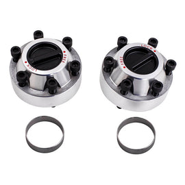 2x Free Wheel Hubs geschikt voor Nissan Patrol GU GQ geschikt voor Ford Maverick Manual Locking
