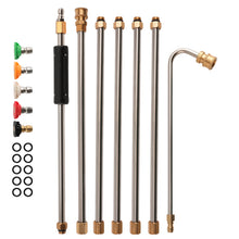 Load image into Gallery viewer, Gutter Cleaning Tool Pressure Washer Rod 4000PSI Brass Spray Extension Wand