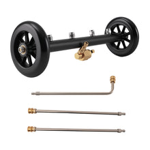 Load image into Gallery viewer, 360° Copper Pressure Washer Rotating Head 4 Nozzles Undercarriage Yard Cleaner