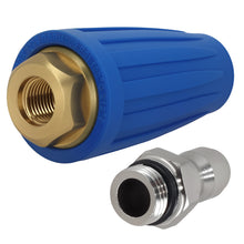 Load image into Gallery viewer, 4000PSI Pressure Washer Rotating Nozzle Turbo Brass Copper 1/4in Quick Connect