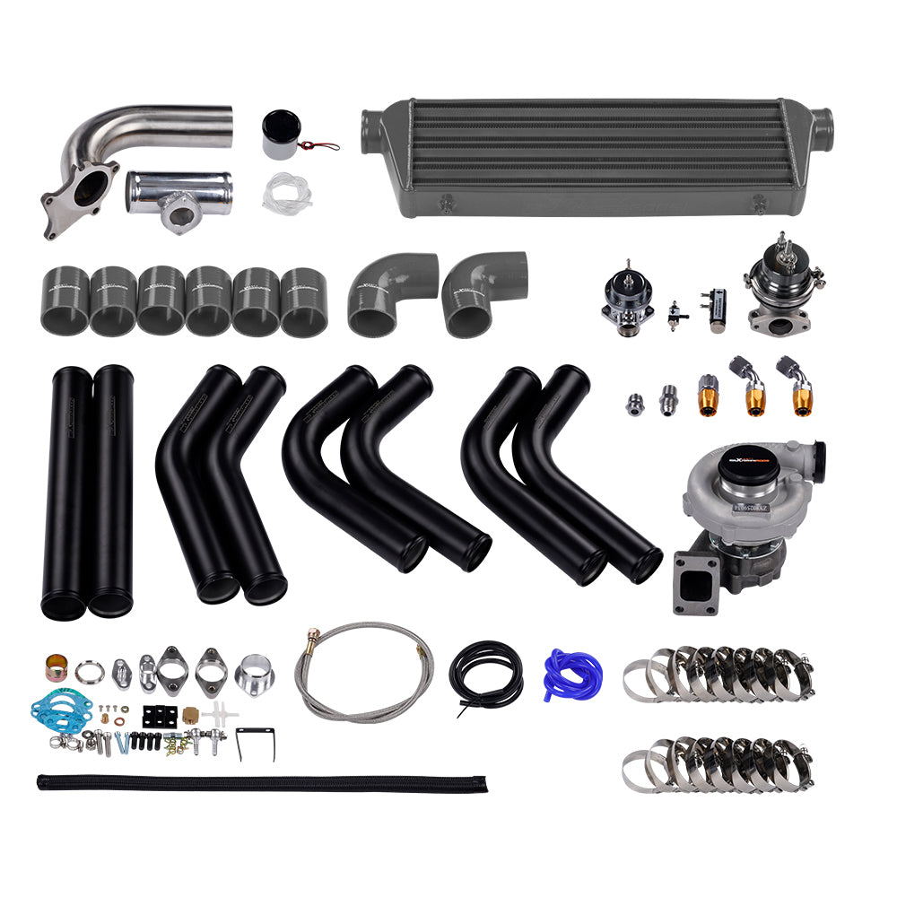 turbo installation rebuilding kits t3/t04e type w/ oil linesinter...