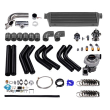 Load image into Gallery viewer, turbo installation rebuilding kits t3/t04e type w/ oil linesinter...