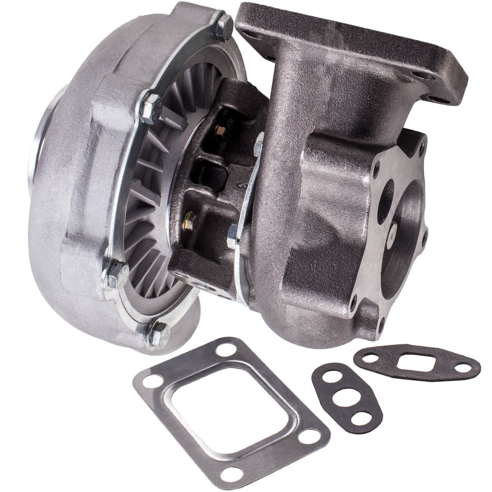 Turbocompressore universale T3 T4 T04E Turbo .57 Turbina raffreddata ad olio A / R Flangia a 5 bulloni for 1.5-2.5L 400HP