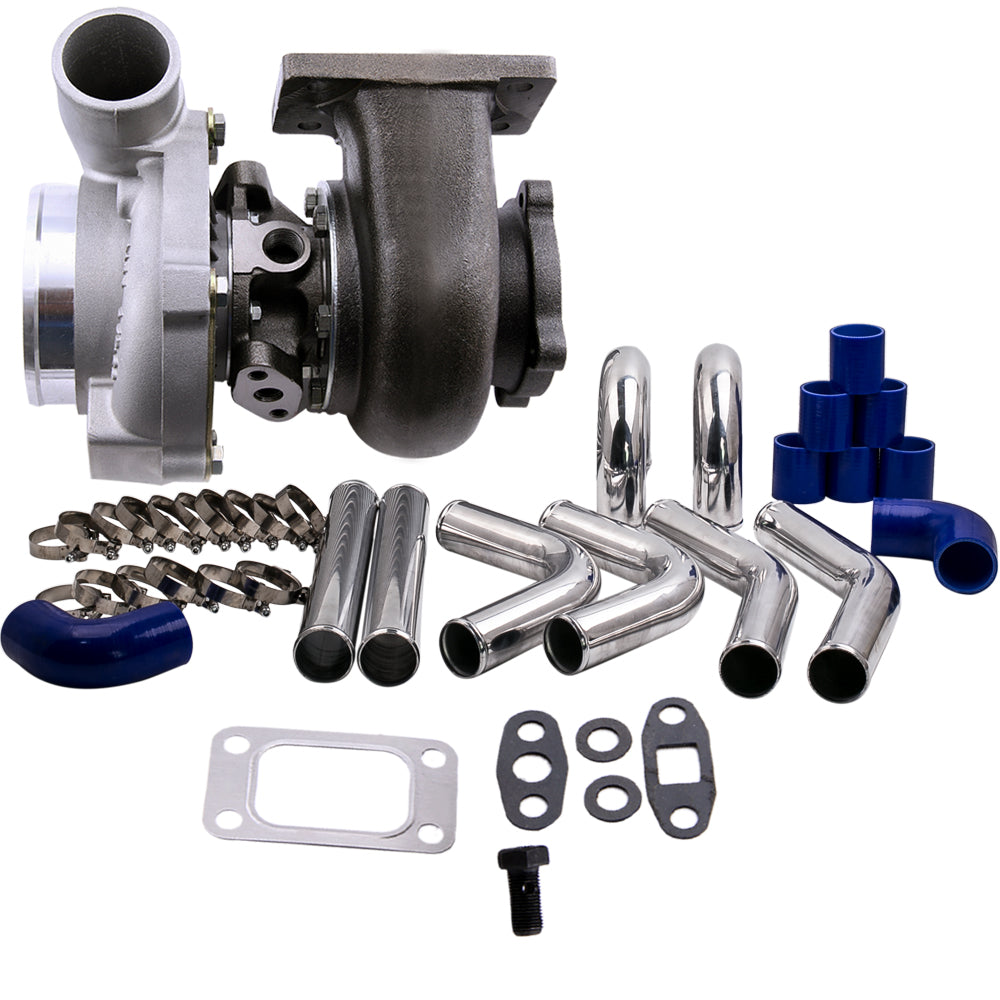 Turbo for GT30 GT3076 GT3037 Intercooler Turbo Piping Kit in alluminio