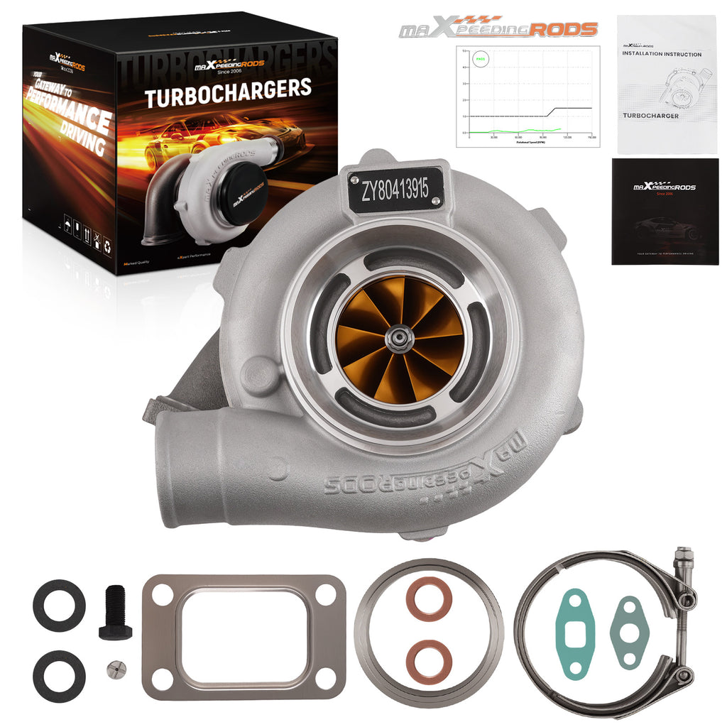 Universal Billet Turbocharger Gt3037 T3 Flange for 4/6 Cyl 2.5l-3.0l Engines
