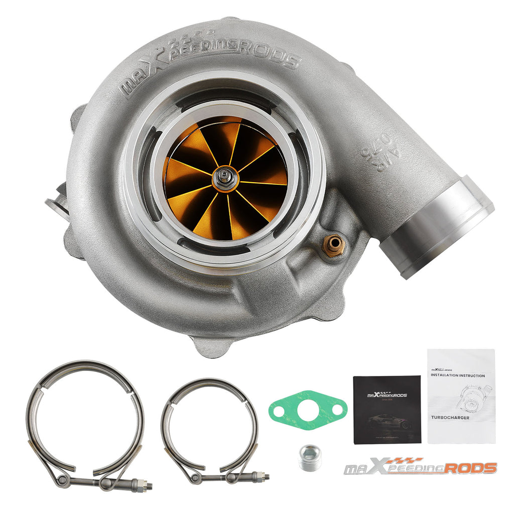 Upgrade Ball Bearing Turbo 1050HP Billet Wheel 0.8 A/R V-band Tur...
