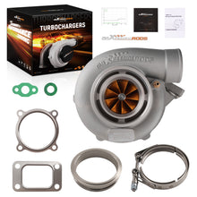 Load image into Gallery viewer, Billet for GT3582 Turbo T3 Flange AR 0.63 Water + Oil Cooled Turbocharger 2.5-6.0L