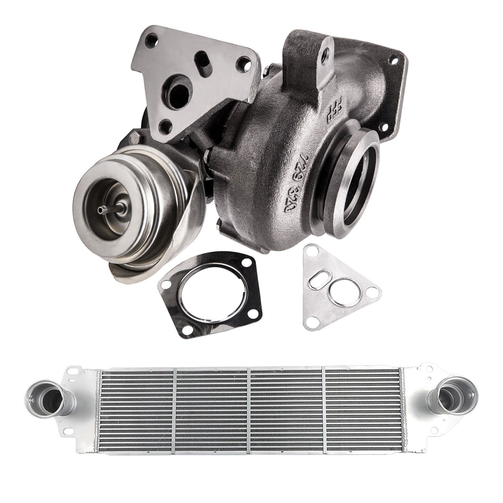 Turbocharger + Intercooler compatible with VW Volkswagen T5 2.5TDI AXD 96KW 729325 7H0145804A