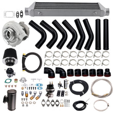Load image into Gallery viewer, Universal T3T4 Turbocharger Intercooler+ Piping+ Wastegate compatible for BMW 328i 325i 323i