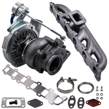 Load image into Gallery viewer, Auspuffkrümmer mit Turbocharger compatible for Nissan Patrol GQ GU TD42 4.2L + Dichtungen