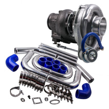 Load image into Gallery viewer, V Band Universal T3 Turbocompressore + 2.5quot; Turbo Intercooler Tubo pipe kit