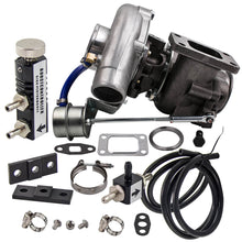 Load image into Gallery viewer, T04E T3/ T4 Turbo Compressor Turbo 400 + V-Band Oil Cooled Boost Controller
