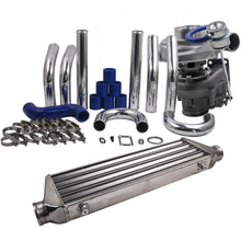 Load image into Gallery viewer, Universal T3 Turbo 27x7x2.5 2.5 Kit tubi intercooler