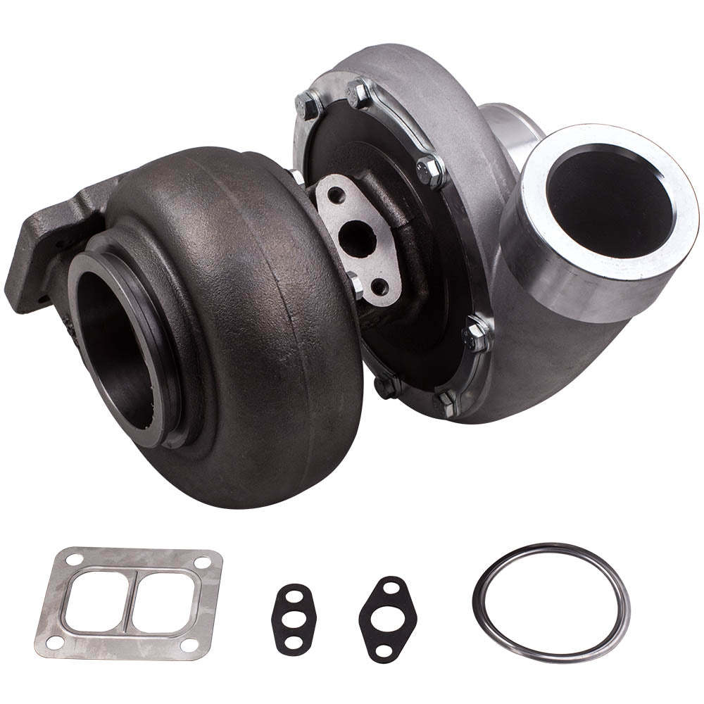 for GT45 anti-surge turbo V-band turbocharger T4T4 TWIN-SCROLL Wet Float A/R .66 A/R 1.05 600+BHP