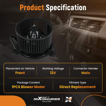 Load image into Gallery viewer, Blower Motor compatible for Nissan Primastar X83 1.9 2.0 2.5 DCi 2001-2024 93161216 4409447