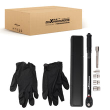 Load image into Gallery viewer, 6pc 1/2 Click Torque Wrench Kit 10-150 ft.lb with Extension Bar Socket Set