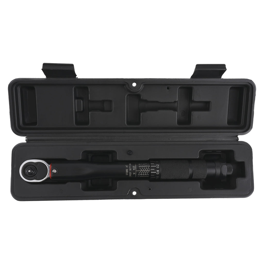 1-10 Nm Torque Wrench in 40 Cr with Click and Readable Scale for Vehicles and Motorcycles