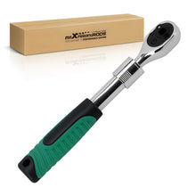 Load image into Gallery viewer, 1/4 inch 72-Tooth Extendable Ratchet Handle Quick Release Soft Grip 194-256mm