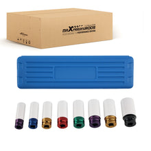 Load image into Gallery viewer, 1/2 Drive Deep Impact Set 8pc for Alloy Wheels 15-27mm Socket Thin Wall 6pt