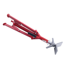Load image into Gallery viewer, Adjustable V Head Pipe Jack Stand Steel 2500lbs Load Capacity 27.2-52 inches