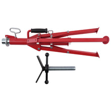 Load image into Gallery viewer, Adjustable Heavy Duty Pipe Stand V-Head Steel 71-132cm 1134kg Tripod Jack