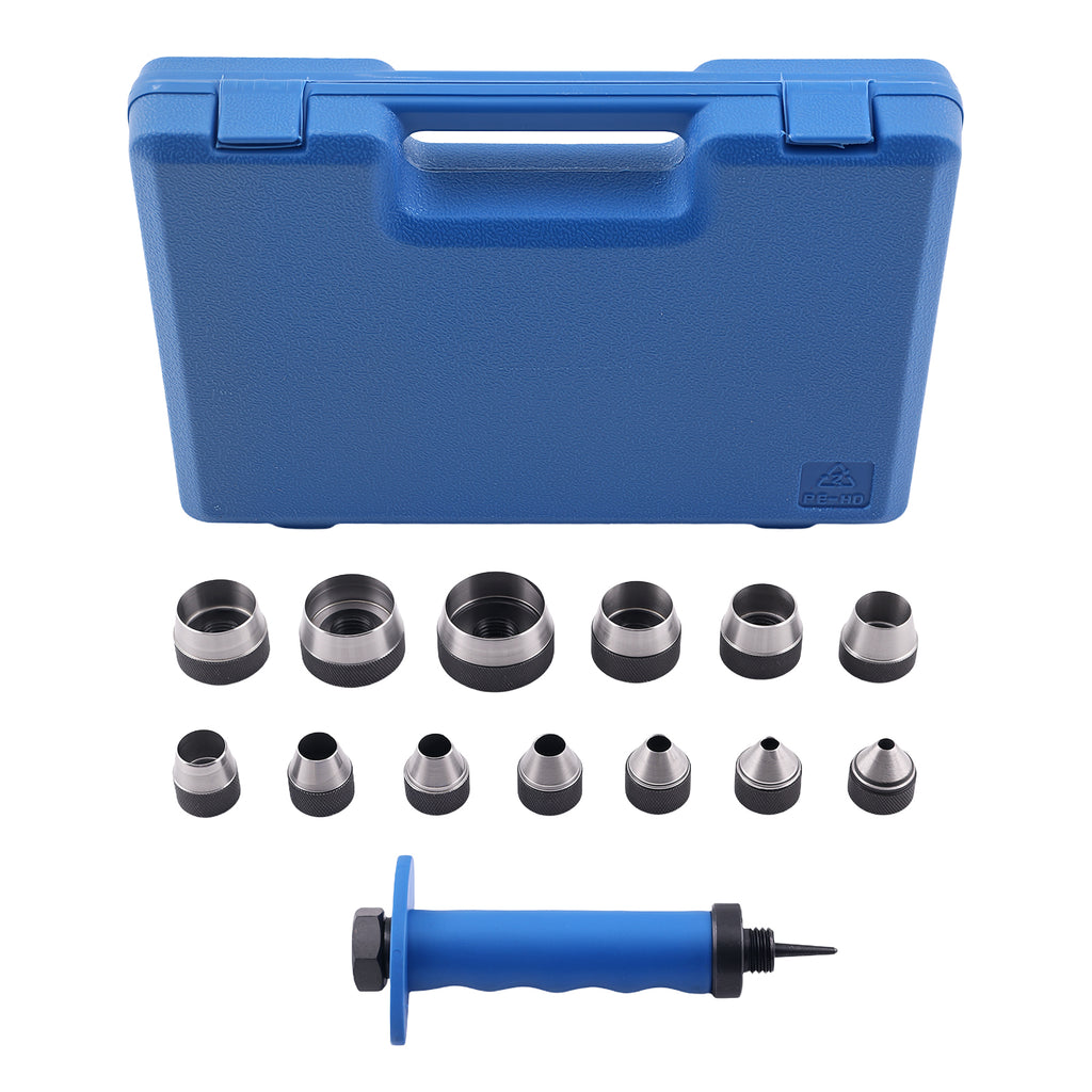 13 Sizes Hole Punch Set voor Leather Craft 5-35mm Punch Gereedschap met Box