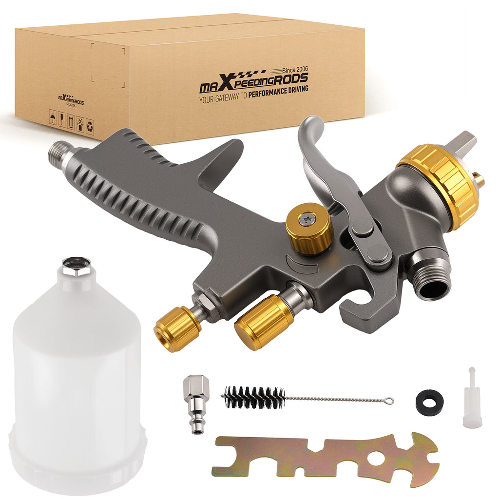 FAST MOVER 1.8mm Paint Spray Gun for Automotive Furniture Walls 600ml Tank