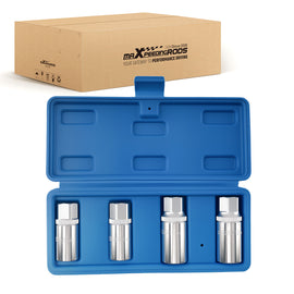 4-Stuk Exhaust Stud Extractor Set CRV 6-12mm 1/2 Inch met Case