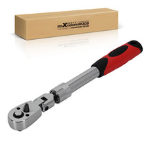 Load image into Gallery viewer, 3/8in 72T Ratchet Wrench Flexible Head Extendable 250-315mm Quick Release