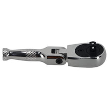 Load image into Gallery viewer, 1/4 Drive 72-Tooth Ratchet Wrench CR-V 180° Flexi-Head Stubby
